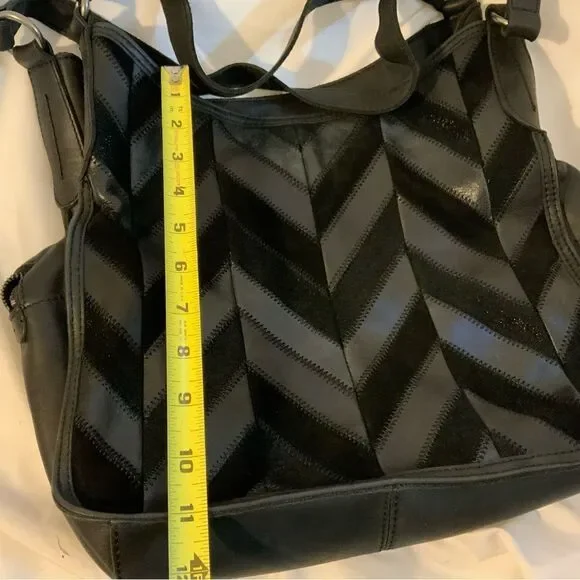 The Sak Salinas Triple Compartment Hobo by The Sak Collective Black